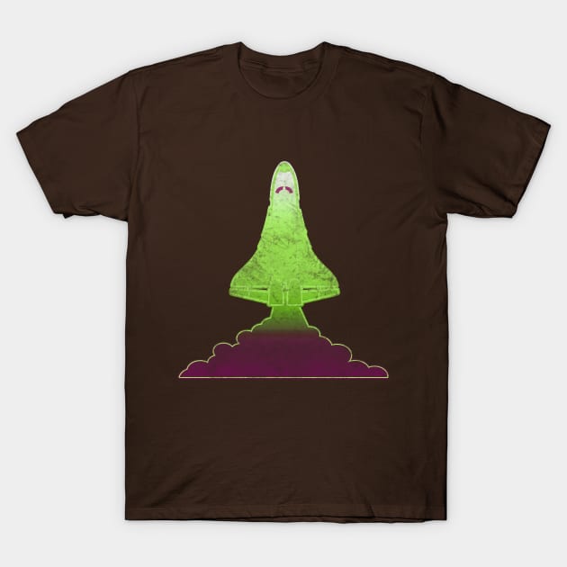 Retro Space Shuttle Launch Vintage gift T-Shirt by Scar